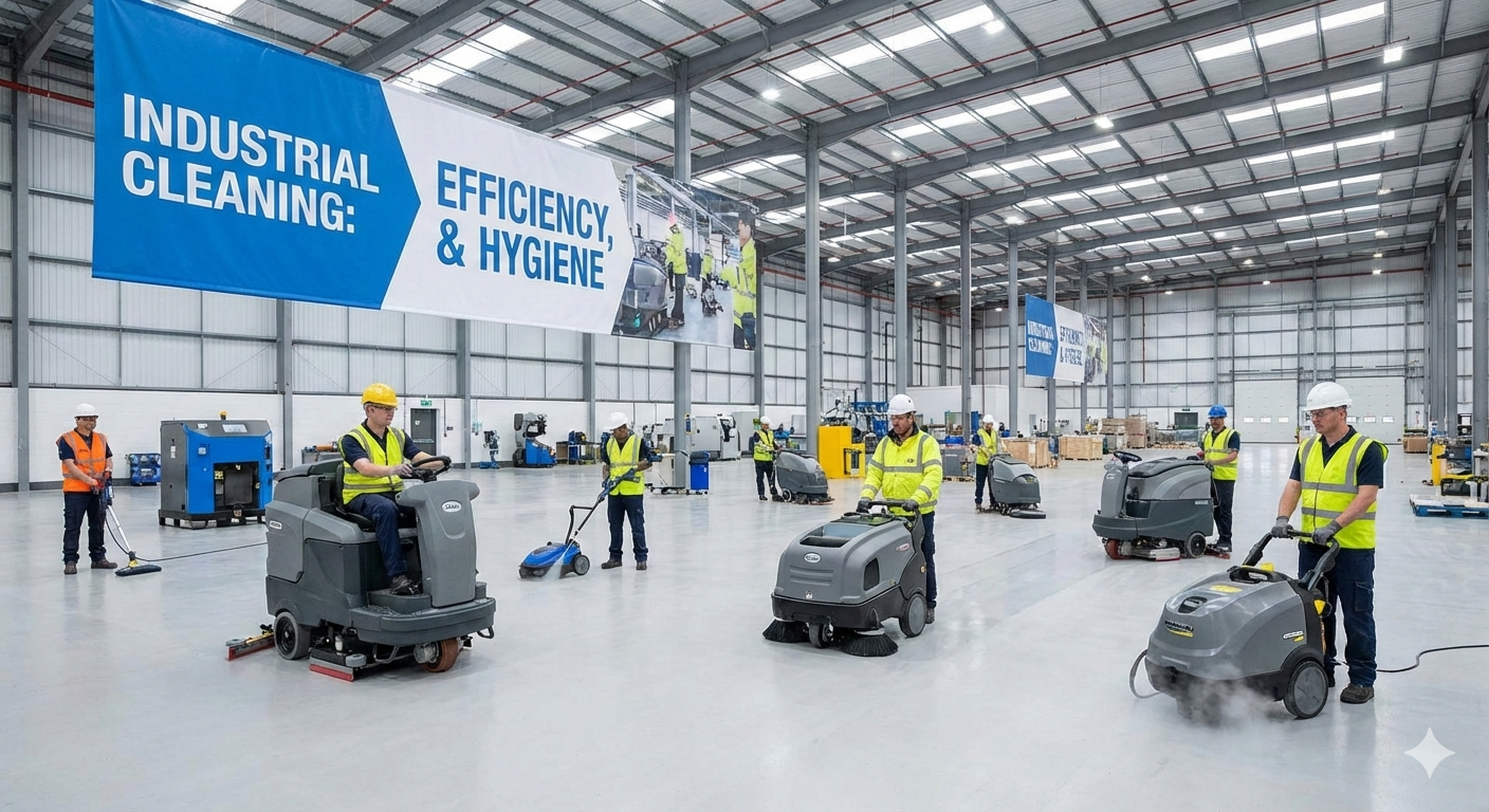 Industrial Cleaning Machines: Improving Efficiency, Safety & Hygiene in Manufacturing Units