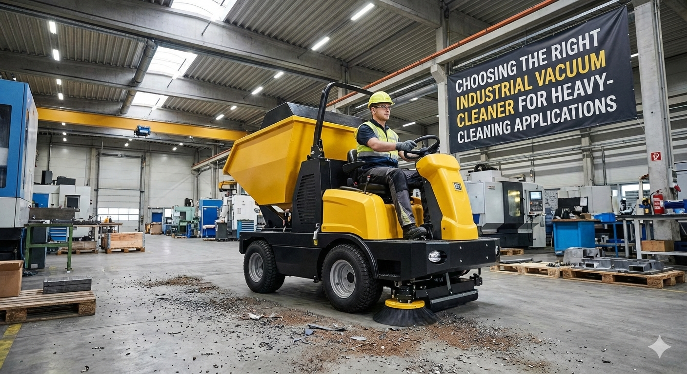 Choosing the Right Industrial Vacuum Cleaner for Heavy-Duty Cleaning Applications